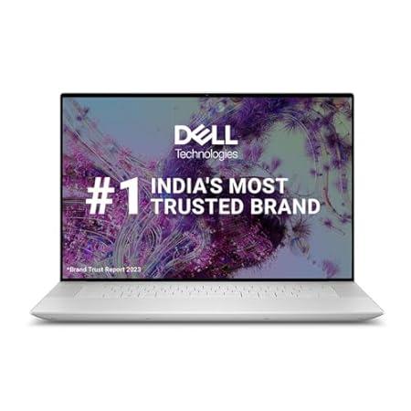 Dell XPS 16 9640 Laptop, AI Enabled Processor Intel Core Ultra 7 155H, 32Gb + 1TB SSD,NVIDIA RTX 4060 8 GB GDDR6,16.3" (40.64cm) UHD+ OLED Touch 400 nits,Backlit KB+FPR,Win 11 + MSO'21,Platinum,2.13kg